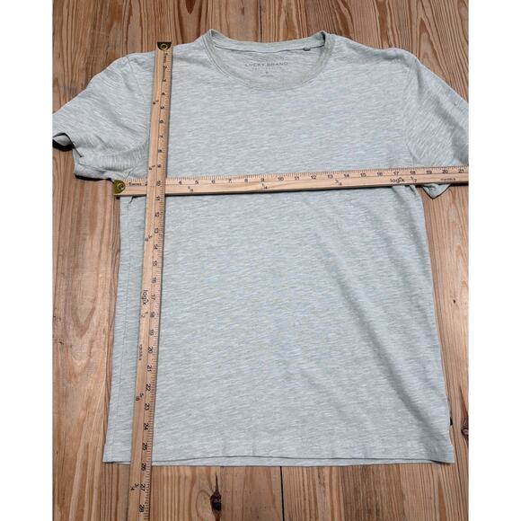 Lucky Brand Textured T Shirt Mens Size Small Green Short Sleeve California - Picture 4 of 5